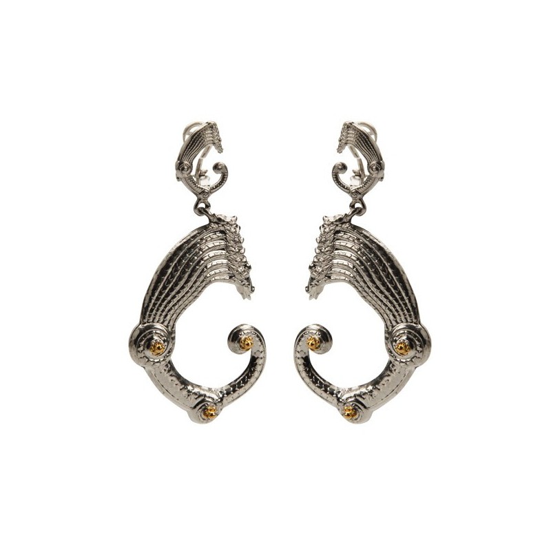 Orecchini Drago Argento/Oro