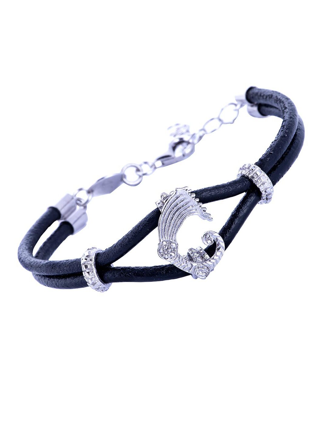 Bracciale Drago e cuoio