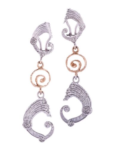 Orecchini Draghi e spirale