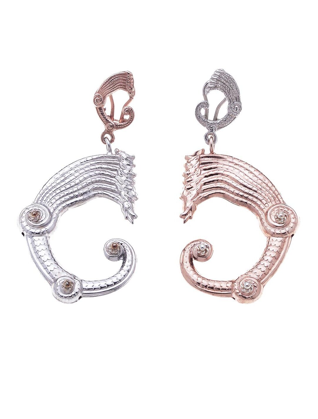 Orecchini Drago bicolor