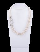 Collana a tre fili perle e drago