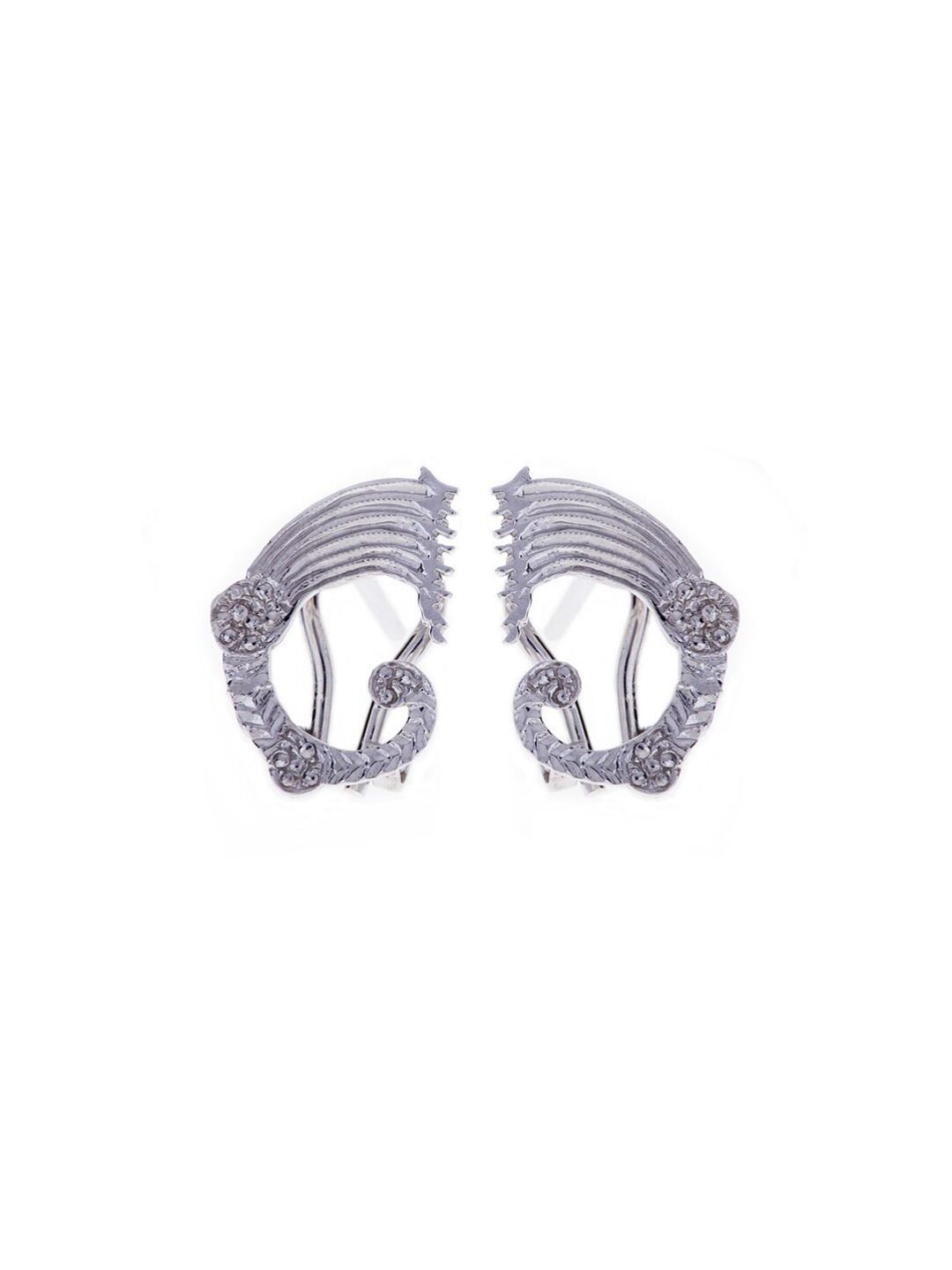 Orecchini Drago clip Argento