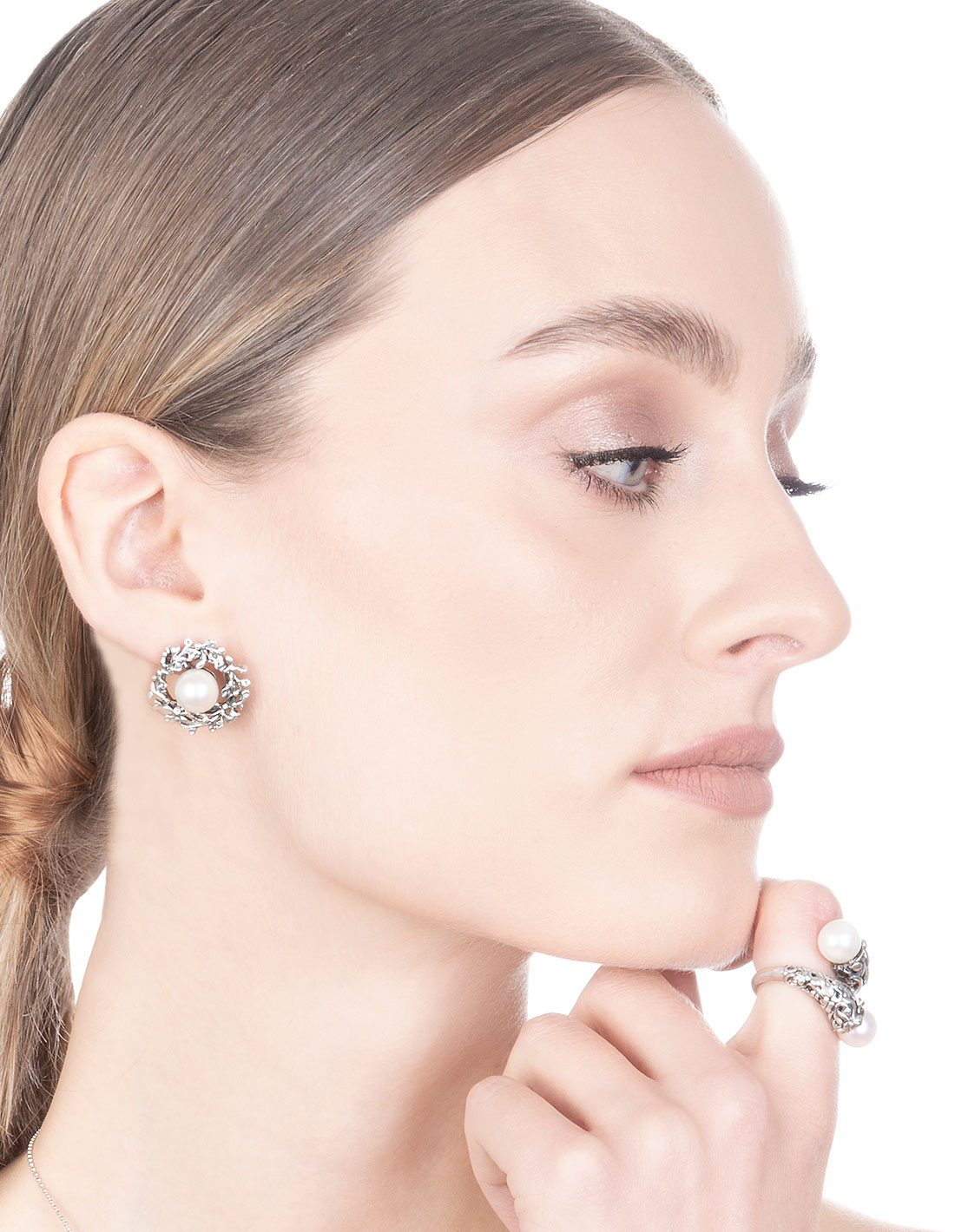 Orecchini perle Albero della Vita