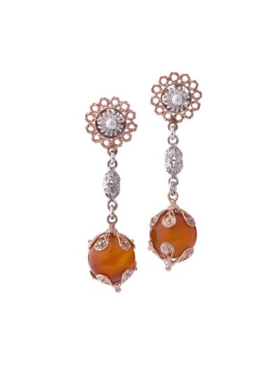 Orecchini Emotion Corniola