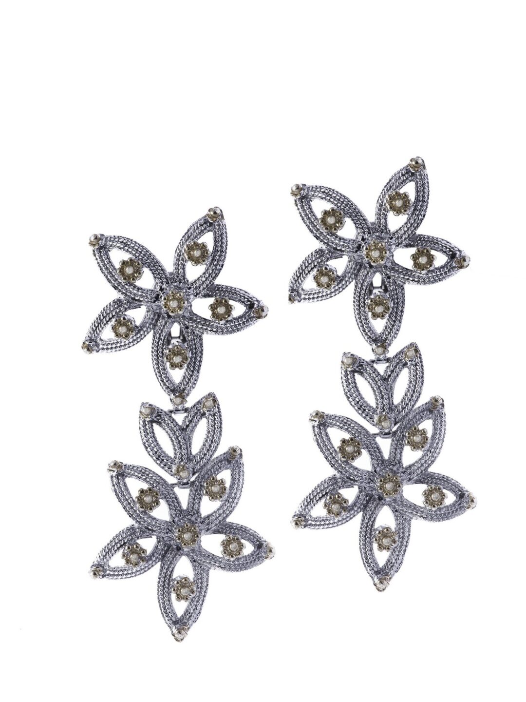 Orecchini Royale fiore doppio