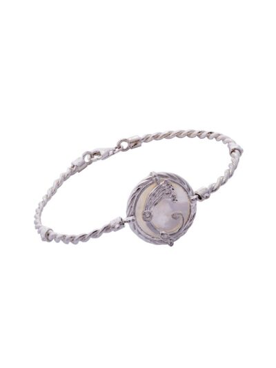 Bracciale Drago torchon argento