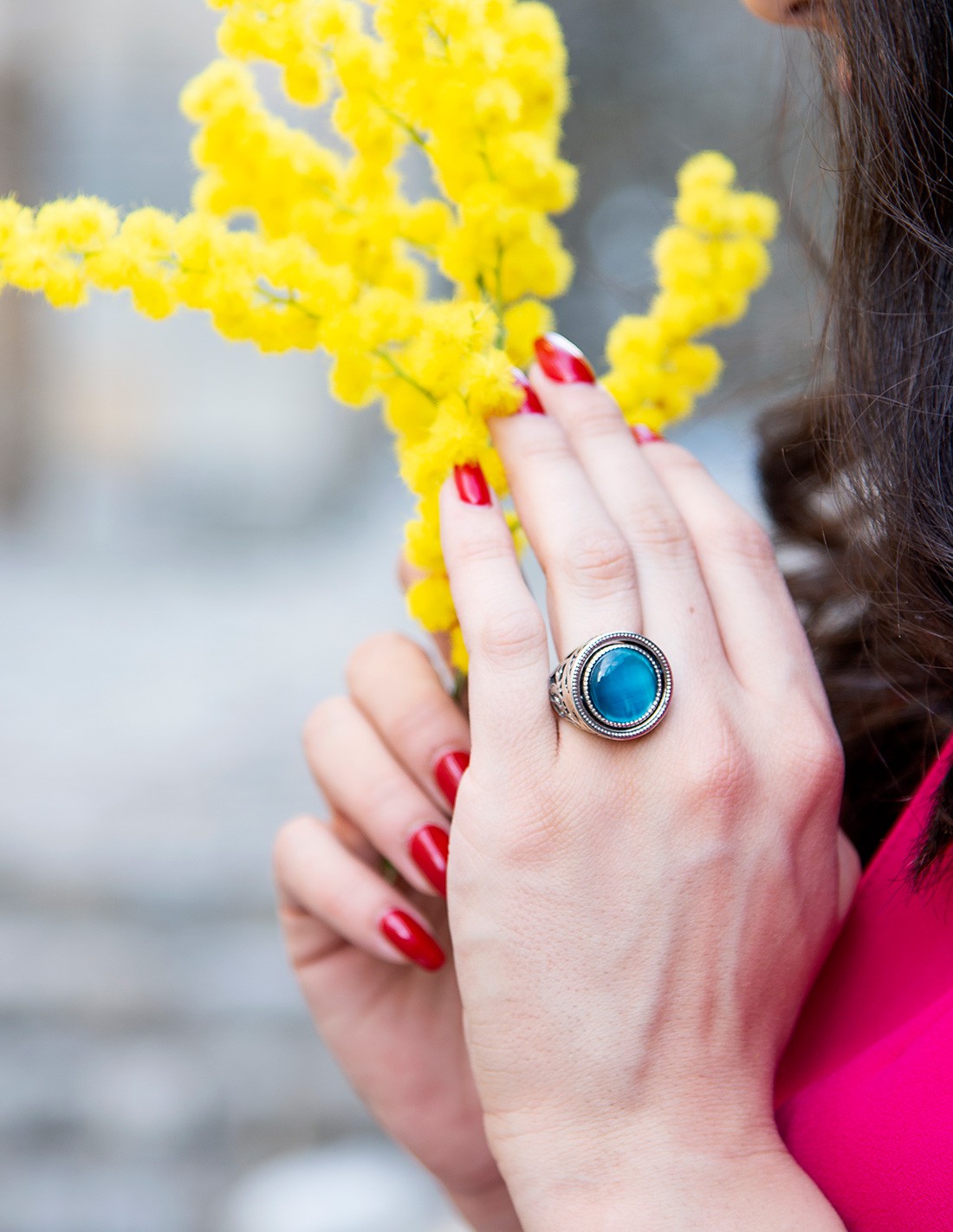 Anello Opplà Fucsia