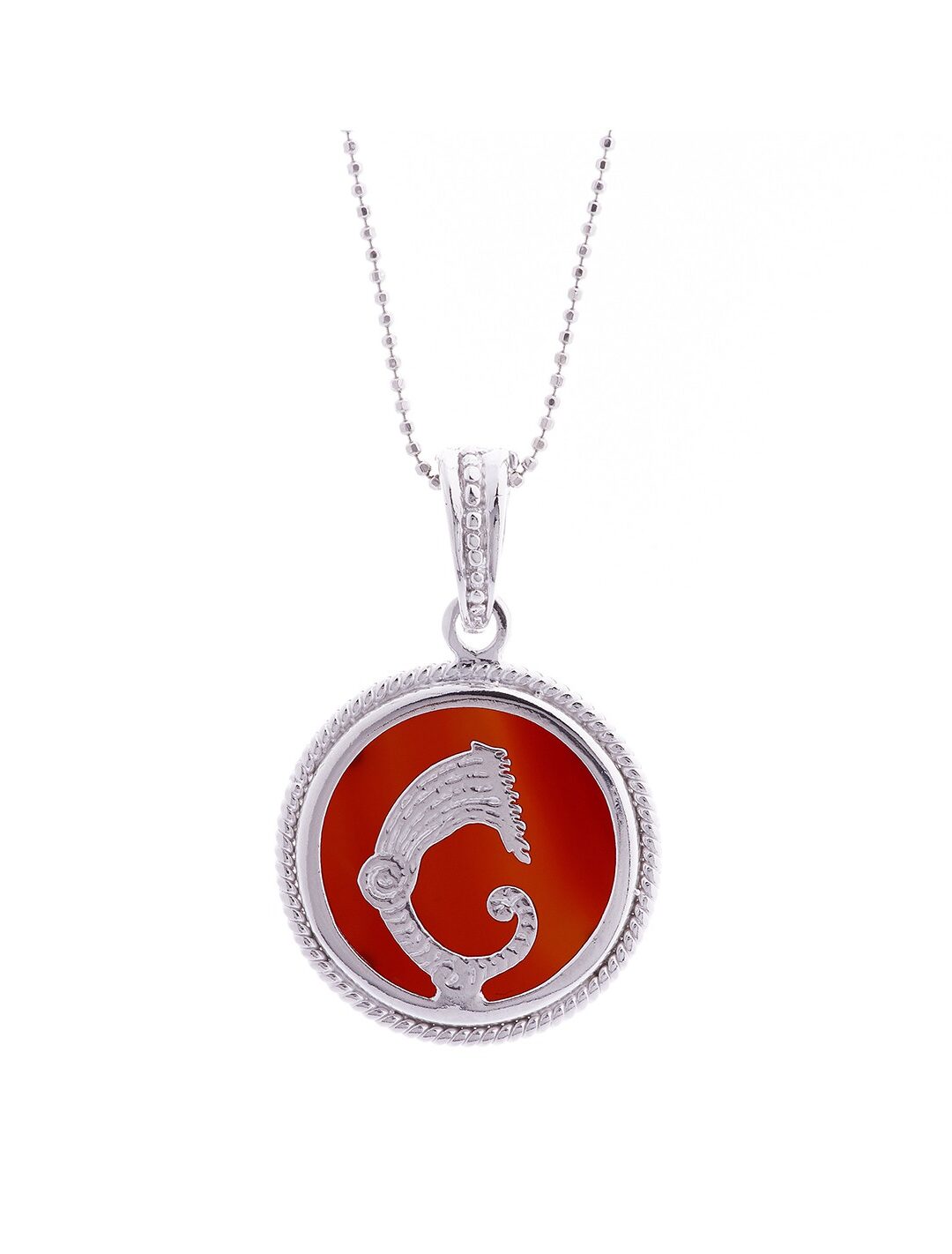 Ciondolo Mistero del Drago corniola