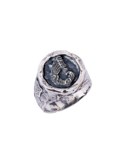 Anello Drago Beat bianco