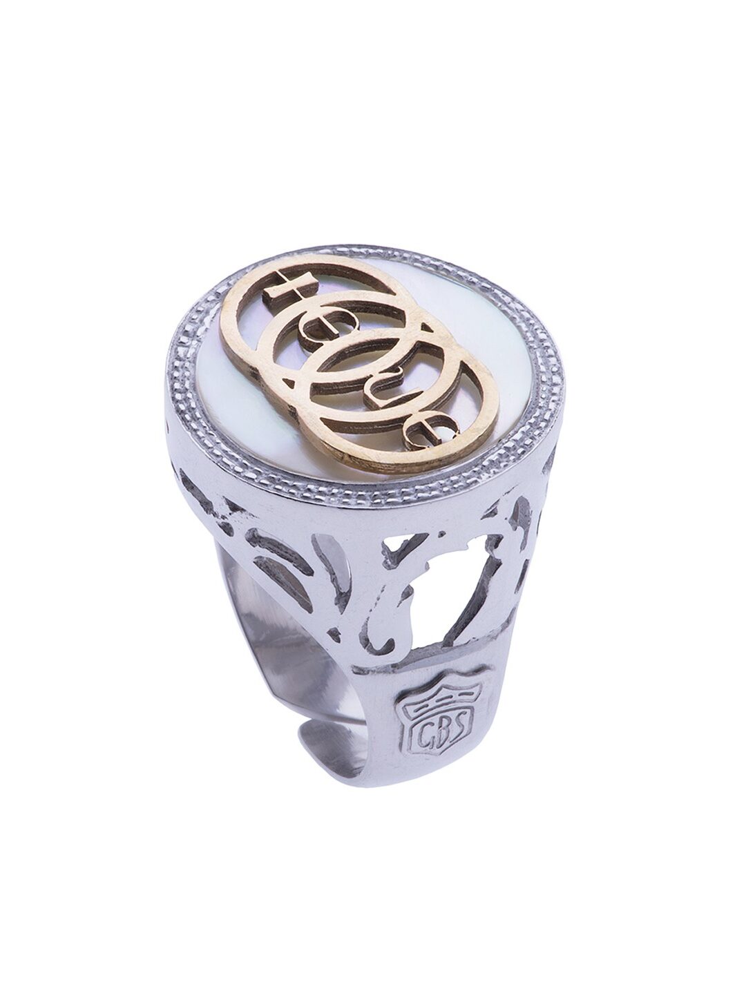 Anello del Mistero Cerchi bianco