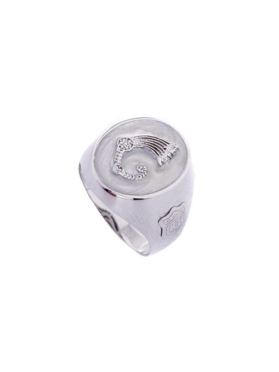 Anello Drago regal bianco