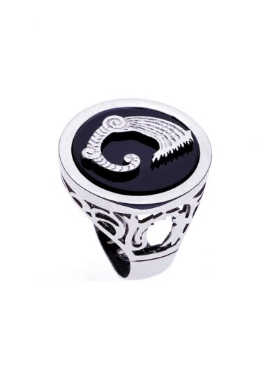 Anello del Mistero Drago nero