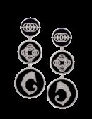 Orecchini Figurarum neri