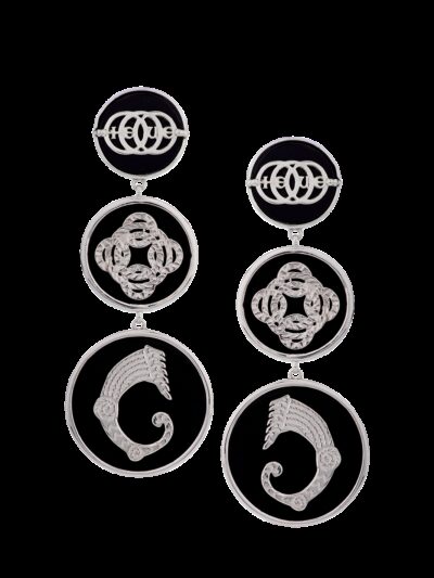 Orecchini Figurarum neri