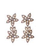 Orecchini Royale fiore doppio rosé