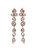 Orecchini Ghirigori pendenti e perline