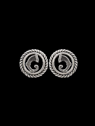 Orecchini Drago button light