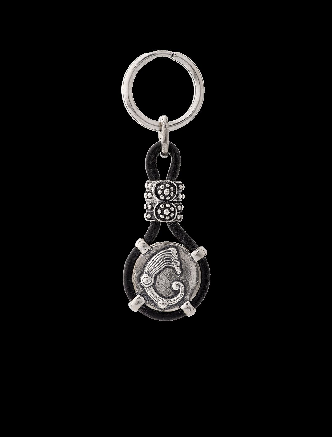 Portachiavi Drago e cuoio