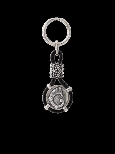 Portachiavi Drago e cuoio