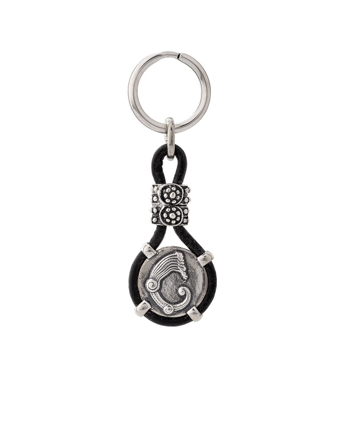 Portachiavi Drago e cuoio