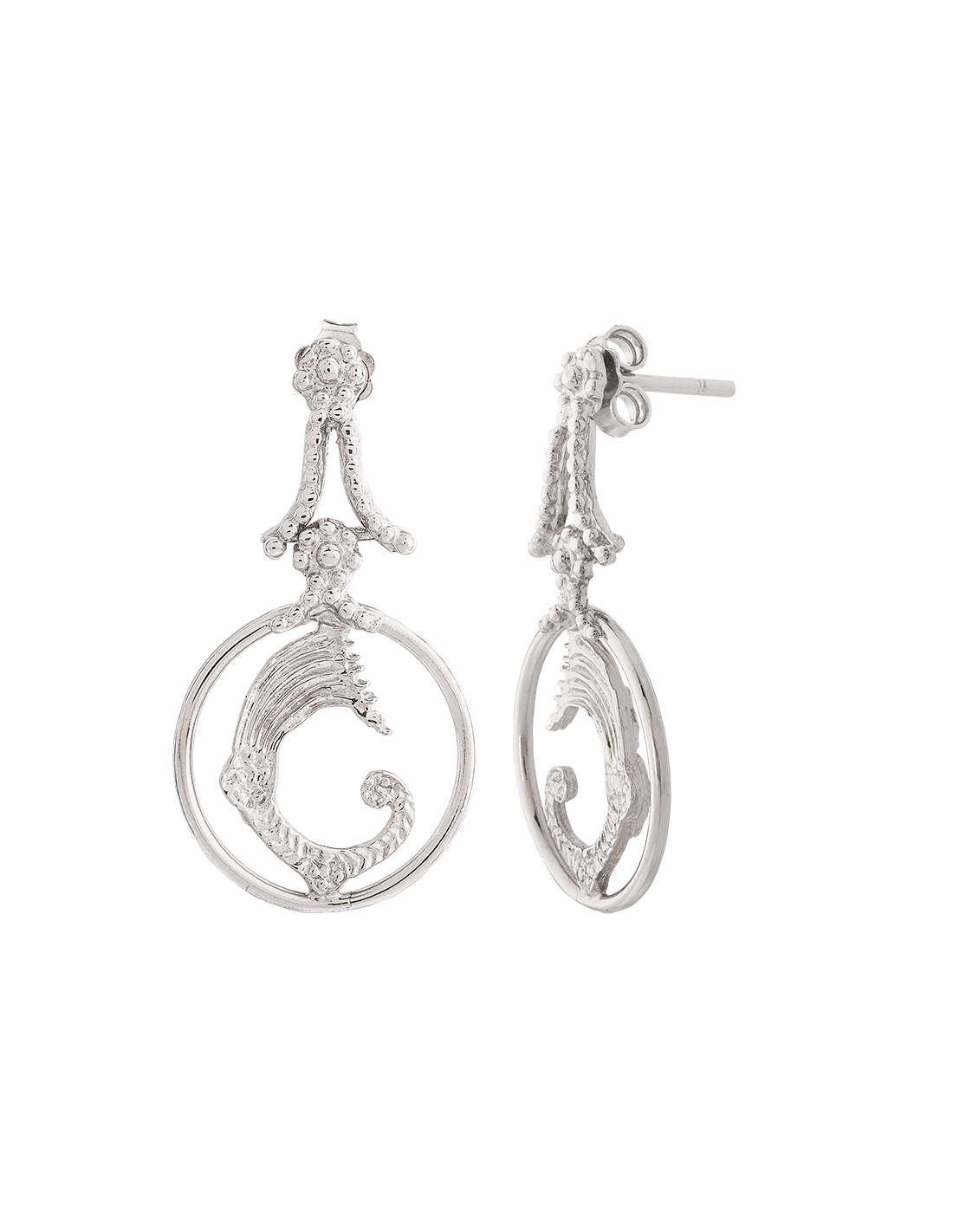 Orecchini Drago light pendenti