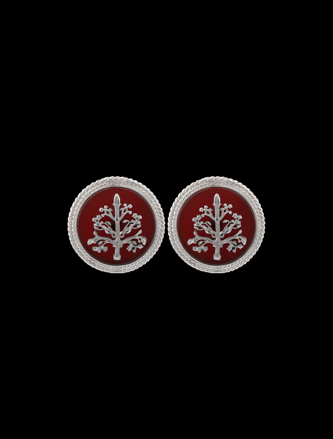Orecchini Albero della vita corniola a lobo
