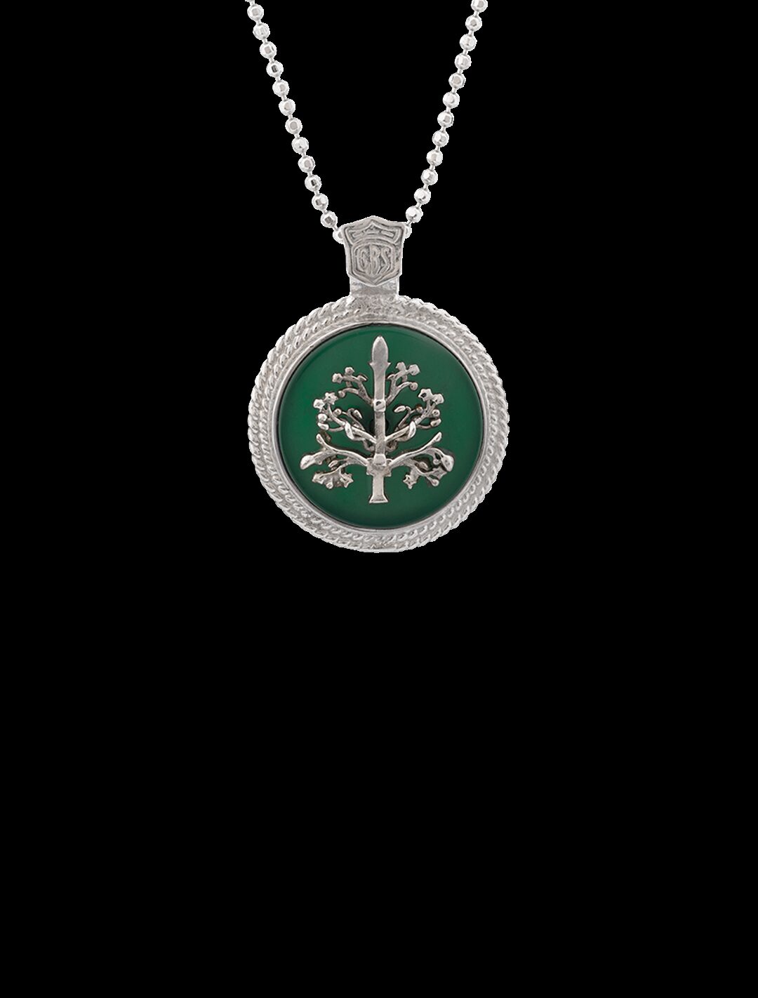 Ciondolo Albero della vita medal verde
