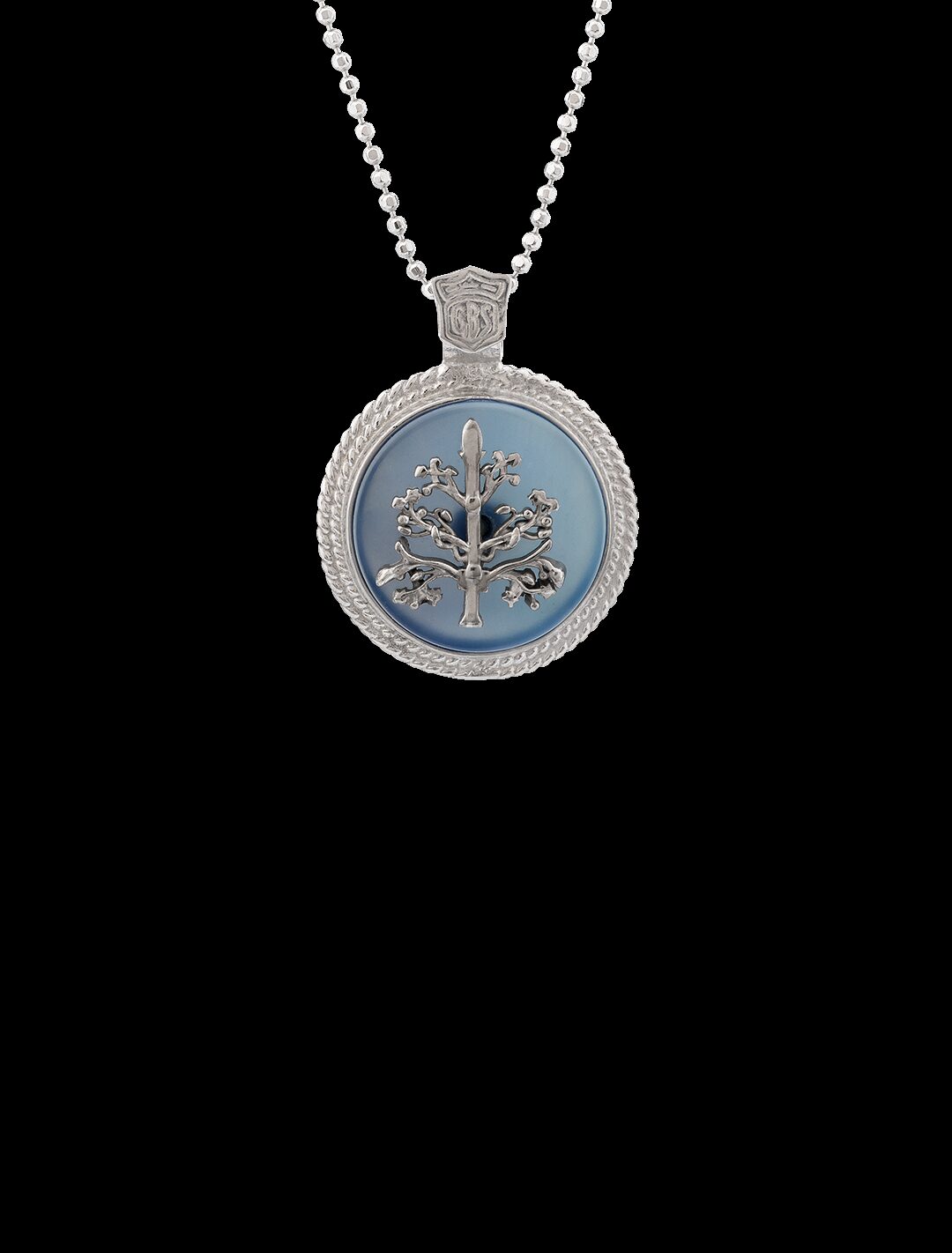 Ciondolo Albero della vita medal celeste