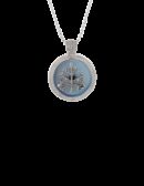 Ciondolo Albero della vita medal celeste
