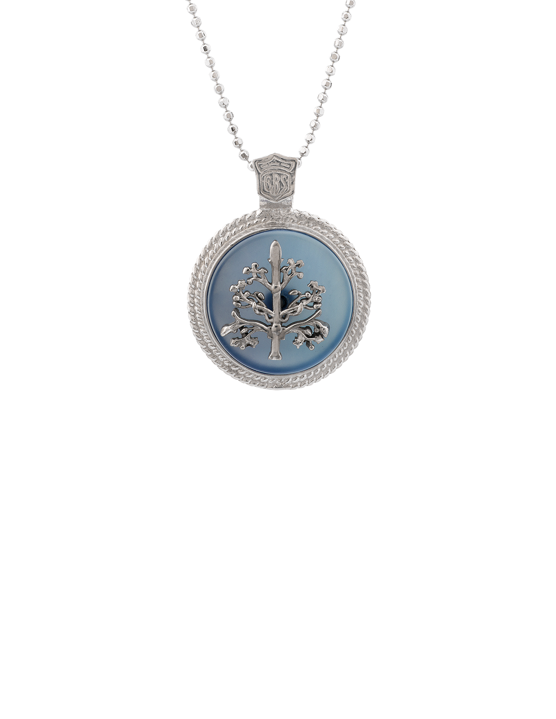 Ciondolo Albero della vita medal celeste