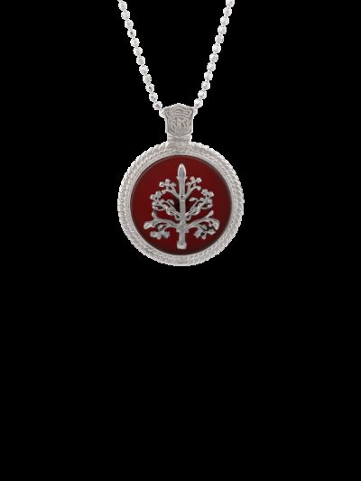 Ciondolo Albero della vita medal corniola