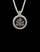 Ciondolo Albero della vita medal nero