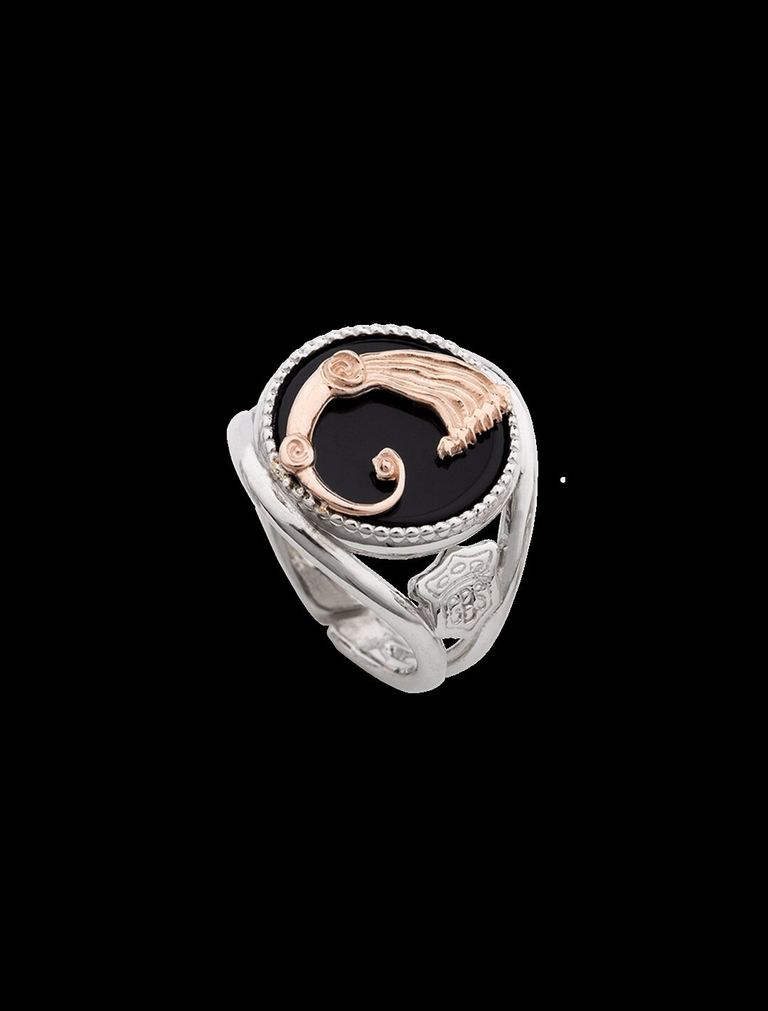 Anello Drago Nuance Nero