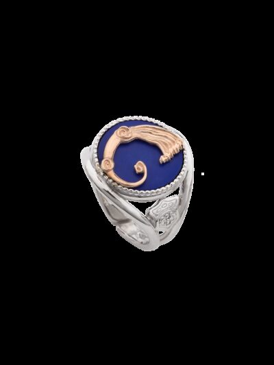 Anello Drago Nuance Blu