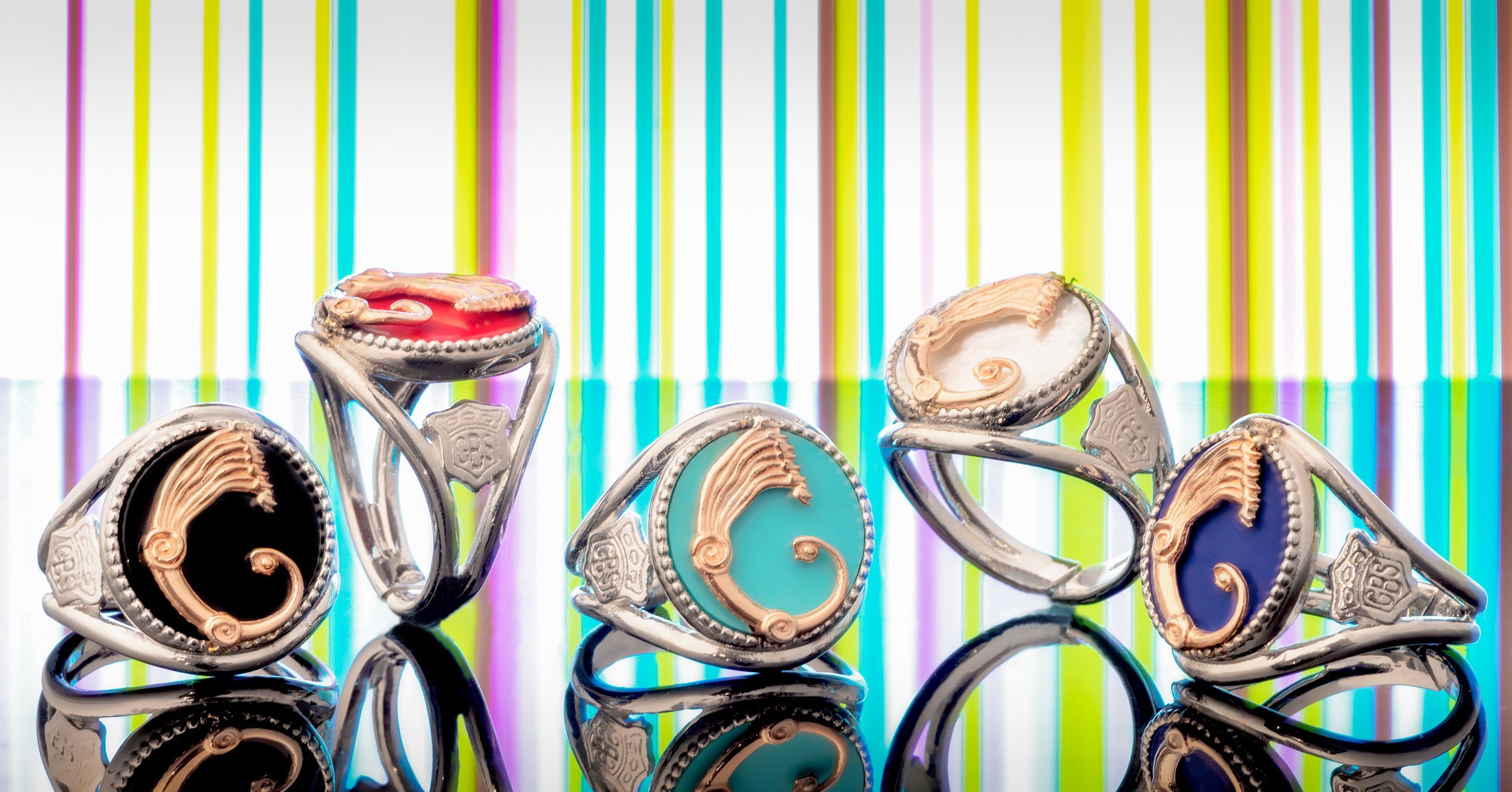 Anello Drago Nuance Turchese