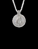 Ciondolo Drago medal bianco