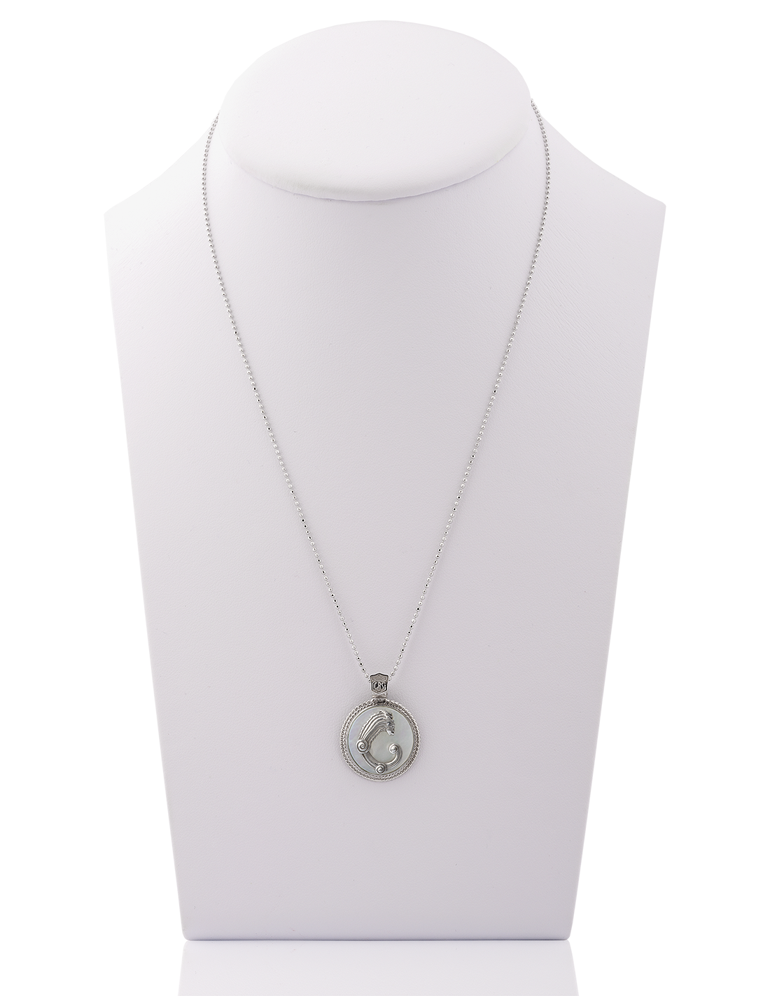 Ciondolo Drago medal bianco