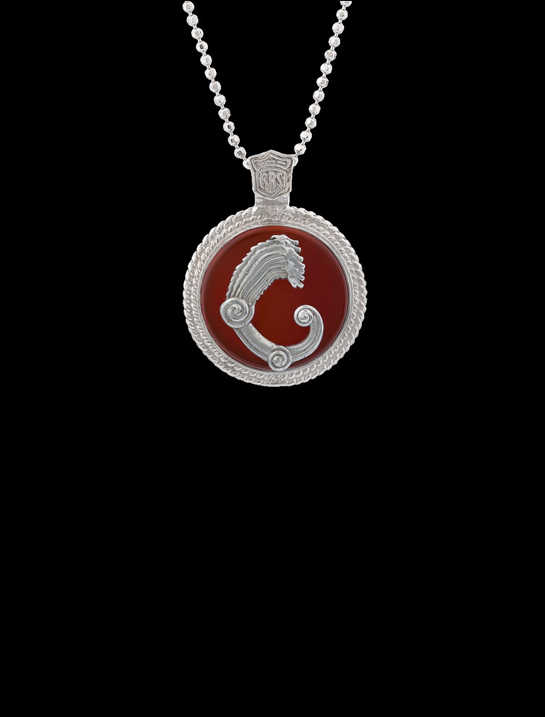 Ciondolo Drago medal corniola