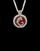 Ciondolo Drago medal corniola