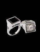 Anello Opplà Drago beat nero