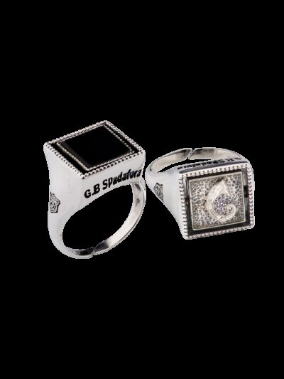 Anello Opplà Drago beat nero