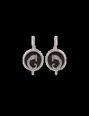 Orecchini Drago cerchietti neri