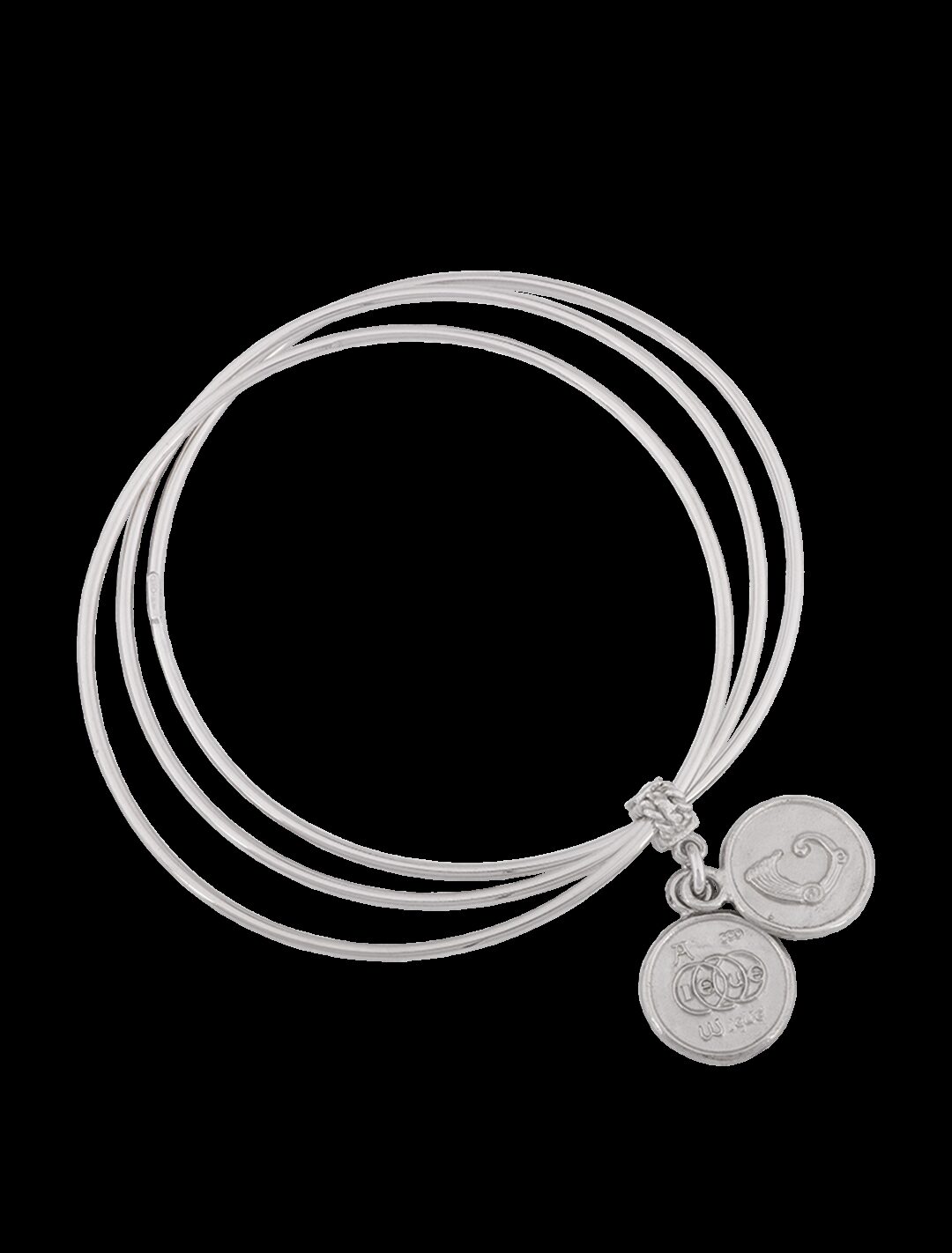 Bracciale rigido medal drago e cerchi