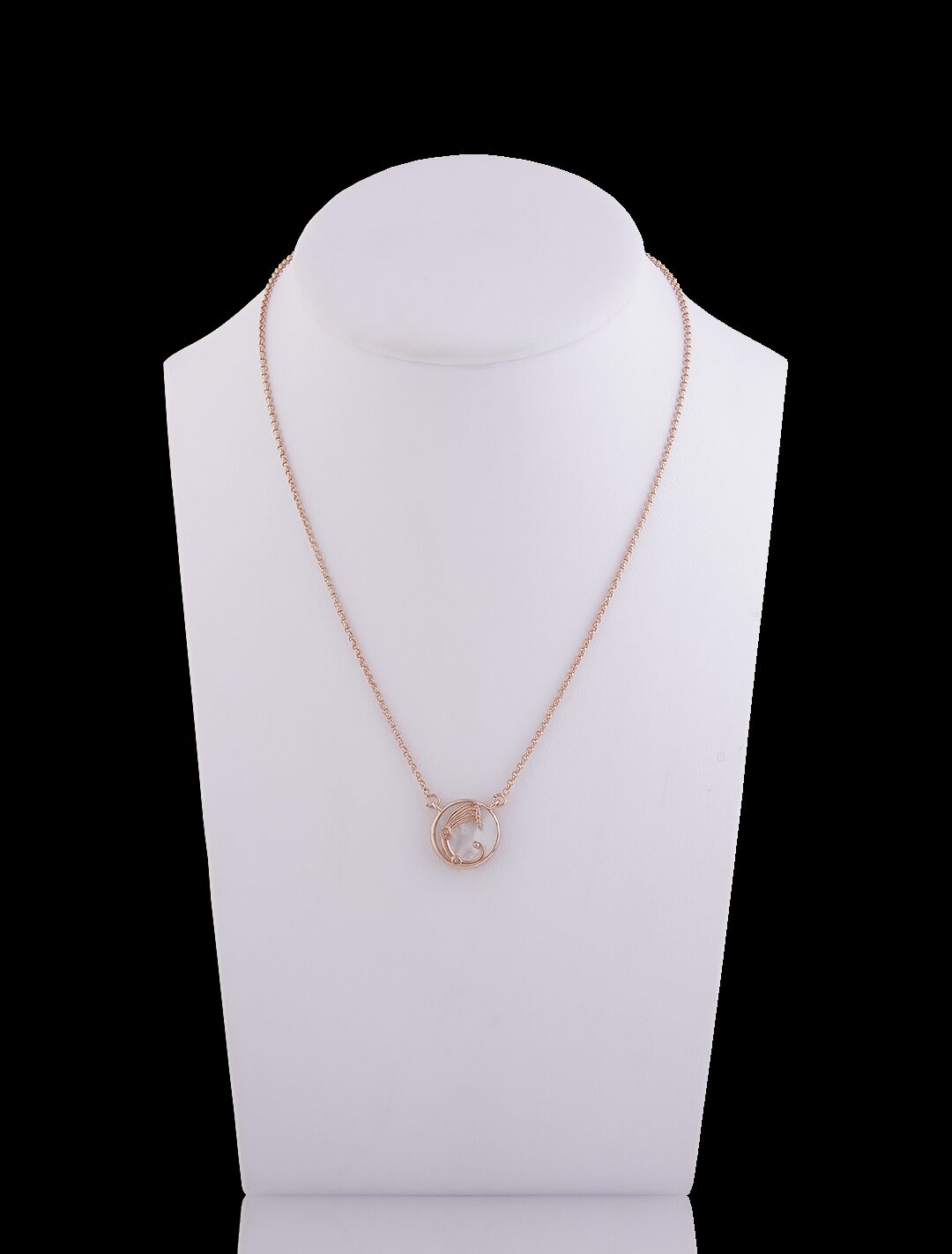 Collana Drago Nuance Bianca e rosè