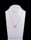 Collana Drago Nuance Bianca e rosè