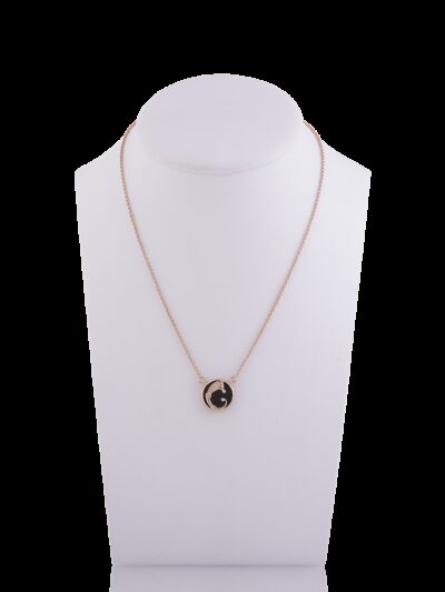 Collana Drago Nuance Nera e rosè