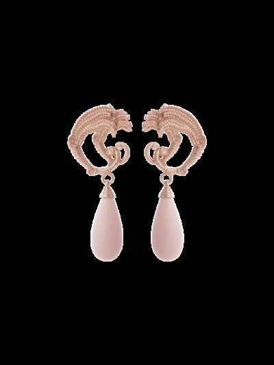 Orecchini gocce di drago rosa