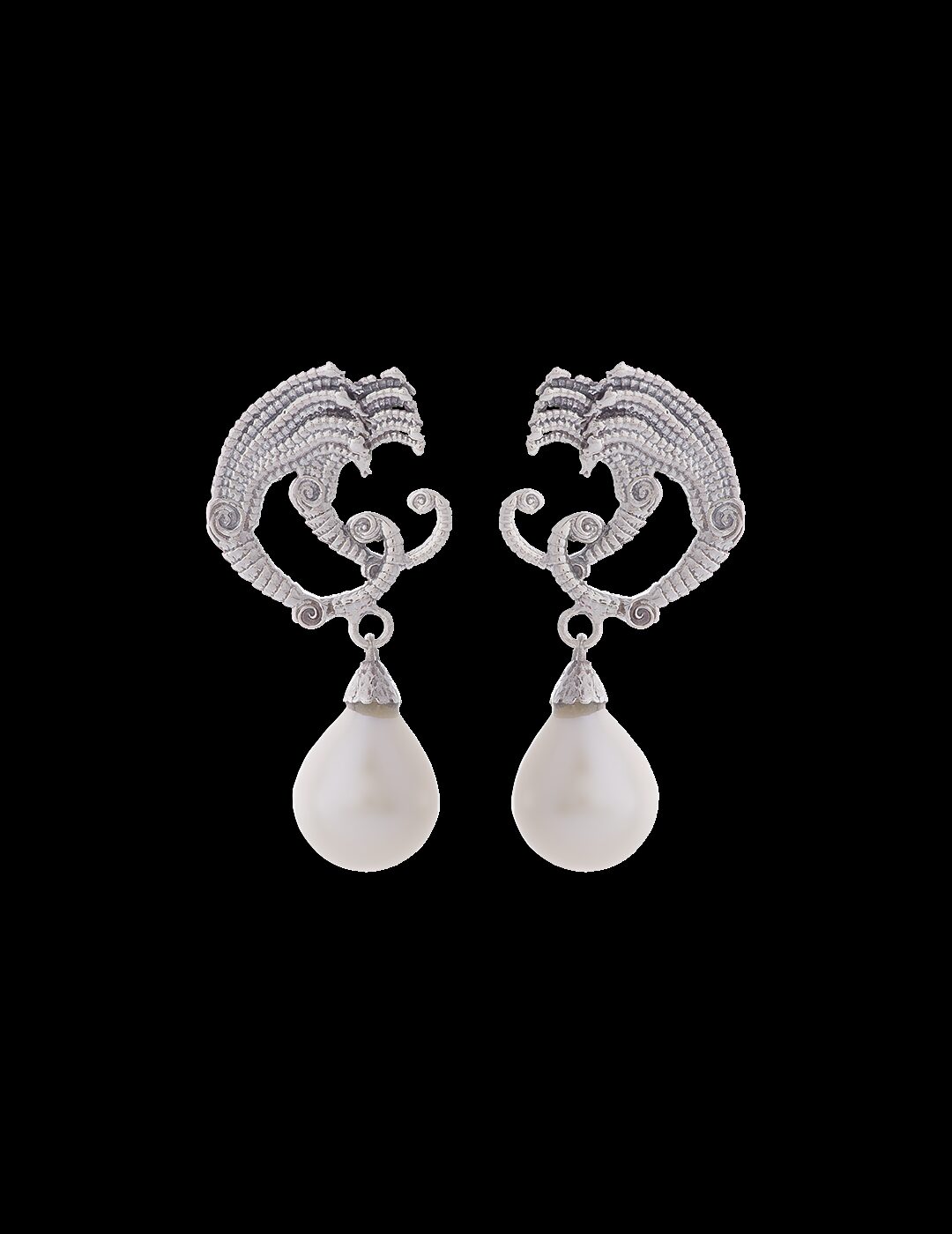 Orecchini gocce di drago perla