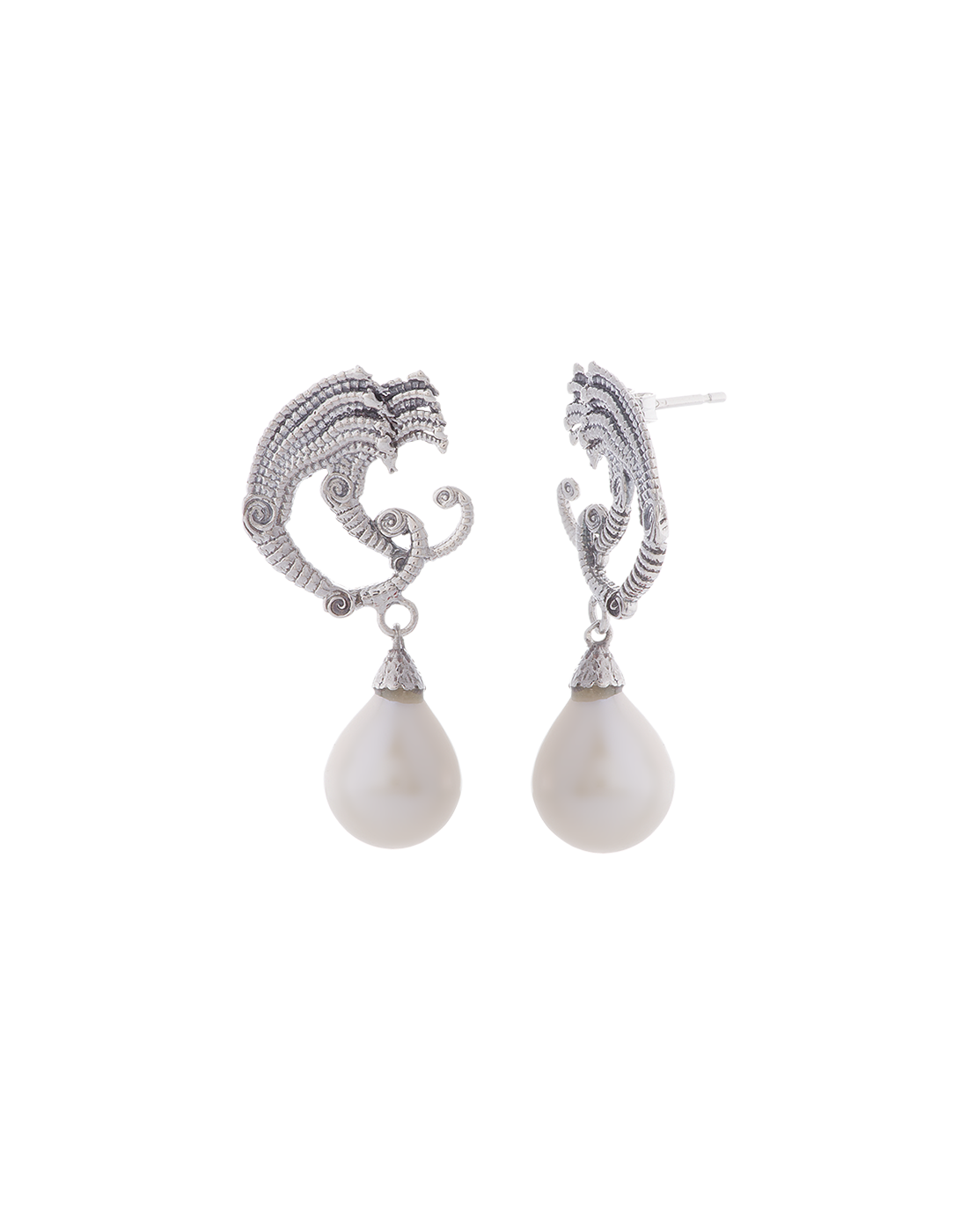 Orecchini gocce di drago perla