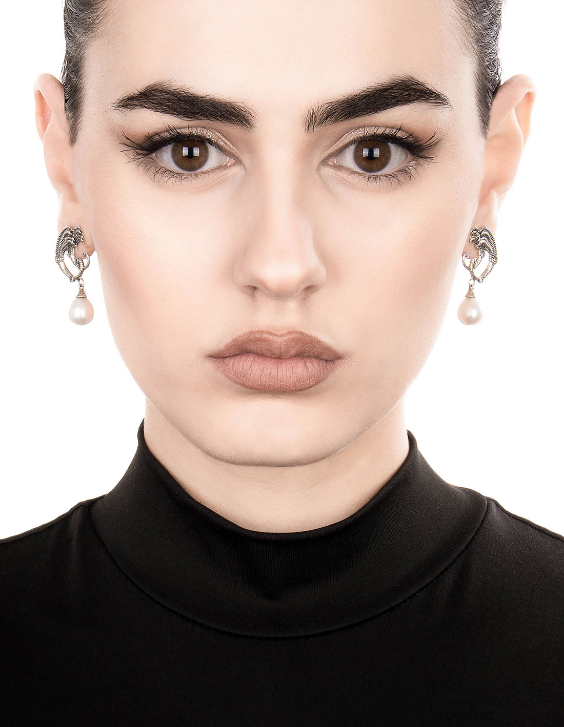 Orecchini gocce di drago perla